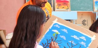 Imaginan un futuro más verde con pinceles y colores en Texcal