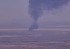 Bombardero estadounidense B-52 se estrella en California