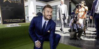 David Beckham recibe estrella en el Paseo de la Fama de Hollywood