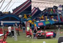 Juego inflable se levanta en Torreón y deja diez niños heridos
