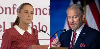 Sheinbaum pidió al embajador de EE. UU., Ronald Johnson, respetar los asuntos internos de México